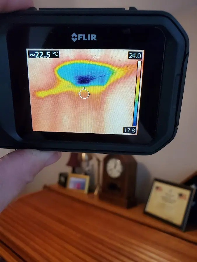 Thermal imaging inspection for water damage in Jesup